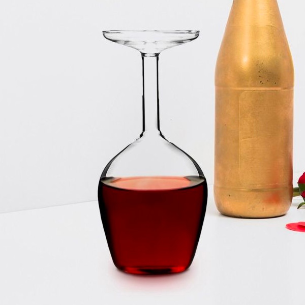 E-shop Obrátený pohár na víno