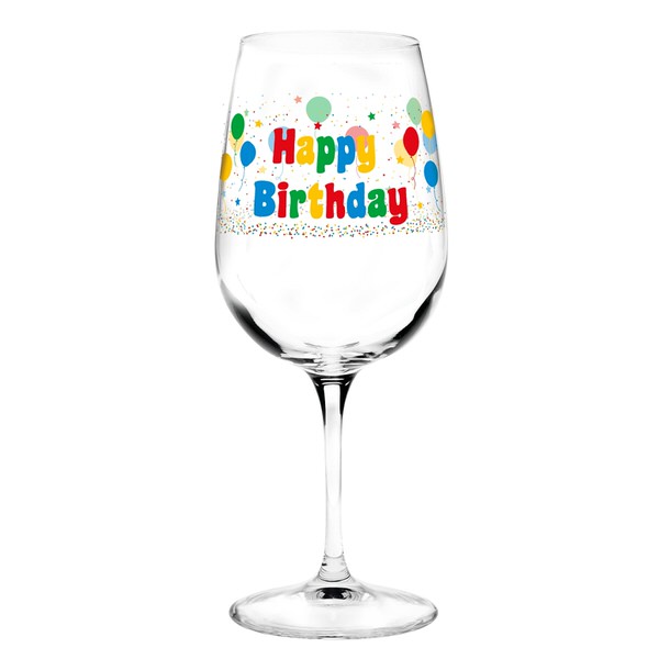 E-shop Pohár na víno Happy Birthday