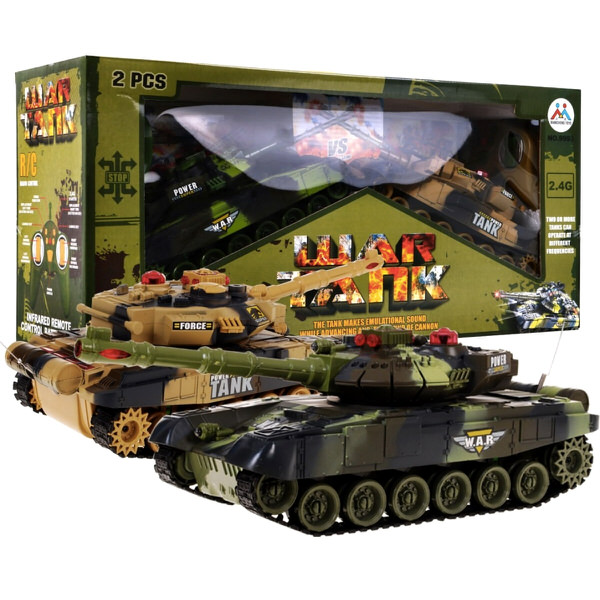 E-shop Sada bojových tankov na diaľkové ovládanie