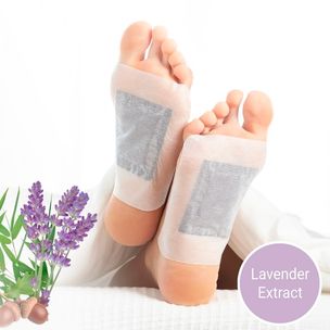 Detoxikačné náplasti na nohy s levanduľou (10 kusov)