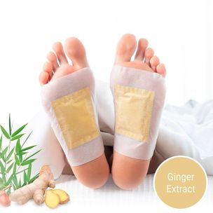 Detoxikačné náplasti na nohy so zázvorom (10 kusov)