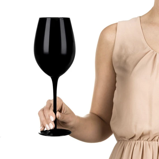 Obrovský pohár na víno diVinto - čierny