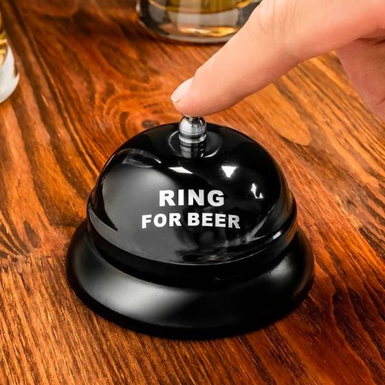 Stolový zvonček Ring for beer