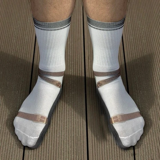 Veselé ponožky - sandále